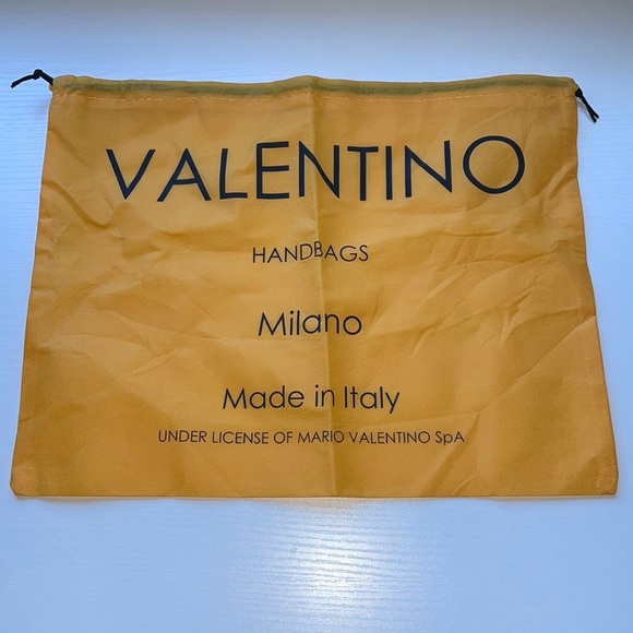 Valentino orange drawstring dustbag ✨ - Picture 1 of 3